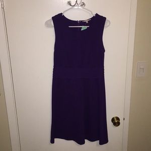41Hawthorn sleeveless ponte dress, purple. NWT.